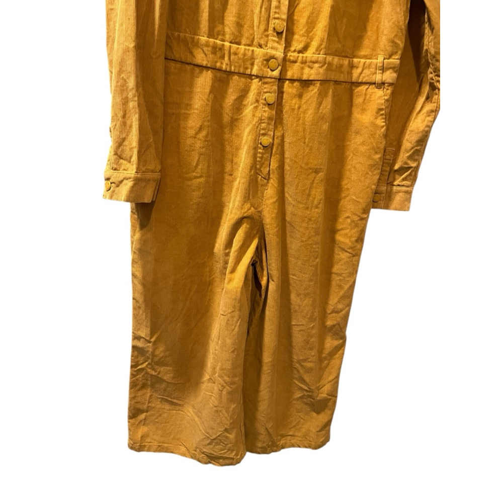 Lazy Oaf NWT Boilersuit Corduroy Jumpsuit Orange Size 16 Women's Long Sleeve - Picture 6 of 11